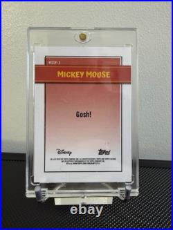 Topps Chrome Disney Mickey Mouse 2026 MSSP-3 Gosh! Serial #40/50