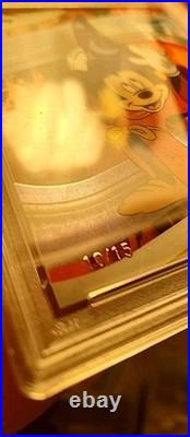 Topps Chrome Mickey Mouse Sorcerer's Apprentice Mickey #190 Lava Refractor /15