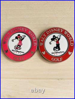 Ultra Rare Disney Golf Ball Marker Pair Mickey Mouse Minnie Mouse Ultra Rare Disney Golf Ball Marker Pair Mickey Mouse Minnie Mouse