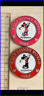 Ultra Rare Disney Golf Ball Marker Pair Mickey Mouse Minnie Mouse Ultra Rare Disney Golf Ball Marker Pair Mickey Mouse Minnie Mouse