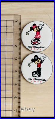 Ultra Rare Disney Golf Ball Marker Pair Mickey Mouse Minnie Mouse Ultra Rare Disney Golf Ball Marker Pair Mickey Mouse Minnie Mouse