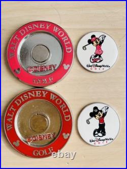 Ultra Rare Disney Golf Ball Marker Pair Mickey Mouse Minnie Mouse Ultra Rare Disney Golf Ball Marker Pair Mickey Mouse Minnie Mouse