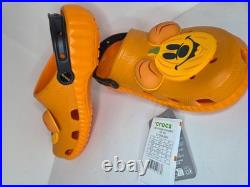 Unisex 9 Disney Mickey Mouse Halloween Crocs Clogs Pumpkin Orange Jack-o-Lantern