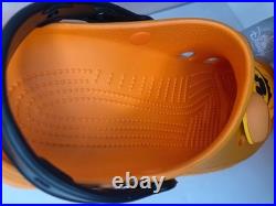 Unisex 9 Disney Mickey Mouse Halloween Crocs Clogs Pumpkin Orange Jack-o-Lantern