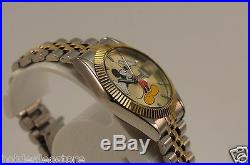 Unisex Disney Mickey Mouse Watch MC0163 by SII (Seiko) in Gold & Silver Tone
