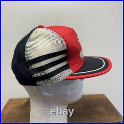VTG 80s Disney Mickey Mouse 3 Stripe Trucker Mesh Foam Hat Promo Golf RARE! OSFA