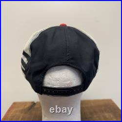 VTG 80s Disney Mickey Mouse 3 Stripe Trucker Mesh Foam Hat Promo Golf RARE! OSFA