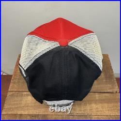 VTG 80s Disney Mickey Mouse 3 Stripe Trucker Mesh Foam Hat Promo Golf RARE! OSFA