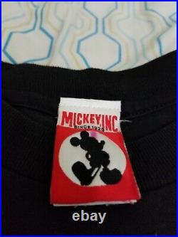 VTG 90s Disney Tomorrowland Mickey Mouse T Shirt Disneyland Mickey Inc XXL 2XL