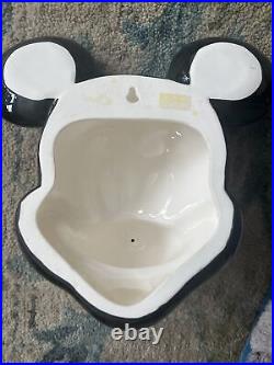 VTG Ceramic Porcelain Disney Mickey Mouse Face Mask Wall Hanging Japan Rare