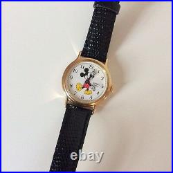 VTG Sekio Leather Disney Mickey Mouse Ladies/kids Watch