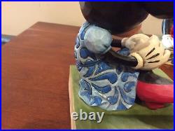 V V Rare Disney Tradition Mickey & Minnie Mouse Bookends 10 See Details/damaged