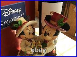 V V Rare Disney Traditions victorian Mickey And Minnie Mouse Xmas 6 Boxed/tag