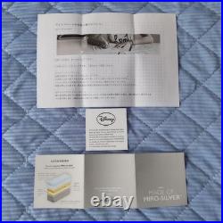 Valenti Disney Mickey Mouse Silver Photo Frame with Clock 2L Size New