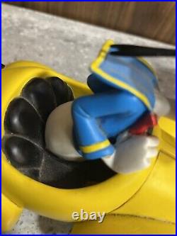 Very Rare Disney Mickey Mouse/Donald Duck in Cars Vintage 2000 Resin Figure