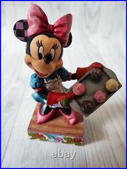 Very Rare Jim Shore Disney Traditions Minnie Mouse Muffin Cake Baker Figure