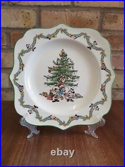 Very Rare Spode Christmas tree'Disney' Mickey Mouse Characters 9 inch Plate