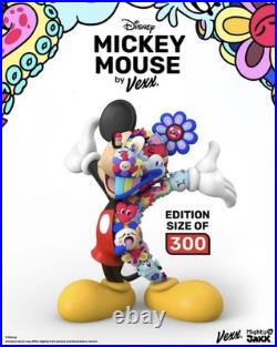 Vexx x Disney Mickey Mouse Vinyl Figure Limited Edition 300 Count New MIB