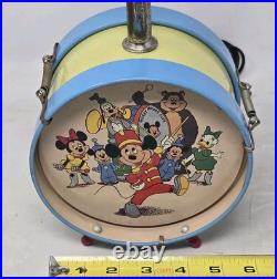 Vintage 1950's Walt Disney Mickey Mouse Club Desktop Lamp No Shade