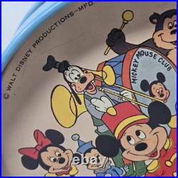 Vintage 1950's Walt Disney Mickey Mouse Club Desktop Lamp No Shade