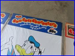 Vintage 1970's Storeys Disney Mickey Mouse Wall Sticker Sheet Set, Memorabilia