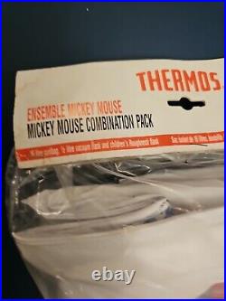 Vintage 1987 New Sealed Walt Disney Mickey Mouse Thermos Flask Cool Bag Sas See Vintage 1987 New Sealed Walt Disney Mickey Mouse Thermos Flask Cool Bag Sas See