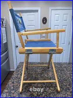 Vintage 1990's Mickey Mouse The Disney Channel Directors Chair 18 Seat