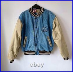 Vintage 1990's Walt Disney Mickey Mouse Varsity Jacket- Size S