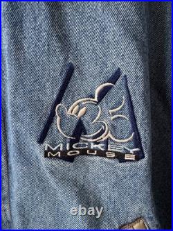 Vintage 1990's Walt Disney Mickey Mouse Varsity Jacket- Size S