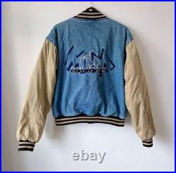 Vintage 1990's Walt Disney Mickey Mouse Varsity Jacket- Size S