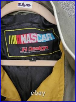 Vintage 2004 Disney Mickey Mouse NASCAR Daytona 500 Racing Bomber Jacket Rare JH
