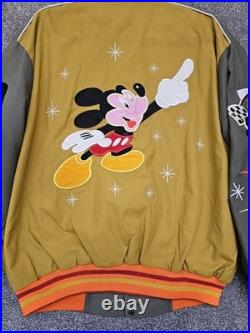 Vintage 2004 Disney Mickey Mouse NASCAR Daytona 500 Racing Bomber Jacket Rare JH