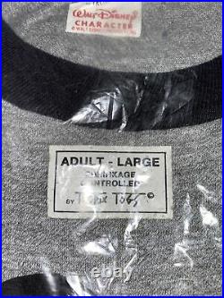 Vintage 70s MICKEY MOUSE GRAY DISNEY TROPIX TOGS t-shirt LARGE NWT