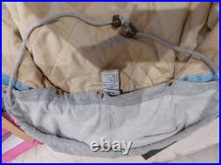 Vintage 90s Disney Mickey Mouse Denim Varsity Bomber Jacket XL With Hood 1928