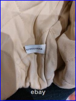 Vintage 90s Disney Mickey Mouse Denim Varsity Bomber Jacket XL With Hood 1928