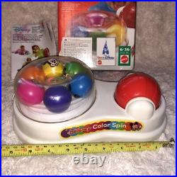 Vintage BOXED 1986 Mattel Disney Color Spin Mickey Mouse Spinning Baby 1980s Toy