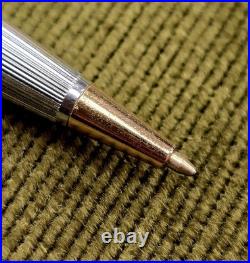 Vintage Colibri Disney Mickey Mouse Rollerball Pen Silver Gold Guilloché Rare