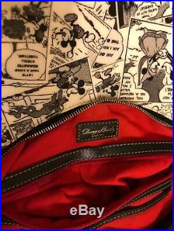 Vintage Disney Dooney Bourke Mickey Mouse Comic Satchel Purse Handbag Hobo