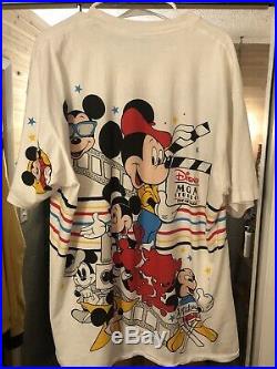 Vintage Disney MGM Studios All Over Print Mickey Mouse Shirt XL