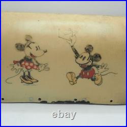 Vintage Disney Mickey Minnie Mouse Metal Mailbox US Mail Steel City Corp
