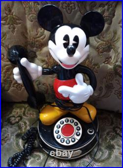 Vintage Disney Mickey Mouse Animated Talking Phone Mybelle Collectors