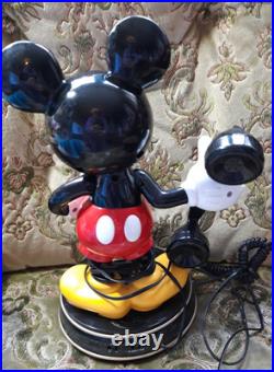 Vintage Disney Mickey Mouse Animated Talking Phone Mybelle Collectors