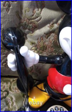 Vintage Disney Mickey Mouse Animated Talking Phone Mybelle Collectors