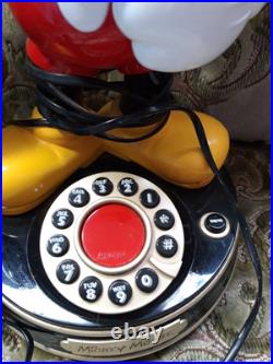 Vintage Disney Mickey Mouse Animated Talking Phone Mybelle Collectors