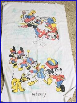 Vintage Disney Mickey Mouse Cotton Golf Bath Towel 38 X 24 Made In USA Collect