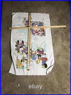 Vintage Disney Mickey Mouse Cotton Golf Bath Towel 38 X 24 Made In USA Collect