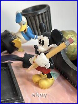 Vintage Disney Mickey Mouse Goofy Office Desk Stationery Set With Stapler Tape Etc