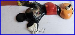 Vintage Disney Mickey Mouse Lamp Sconce Wall Light Original Shade 1950s/60s