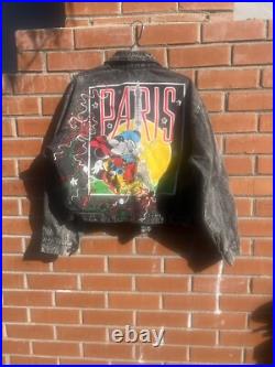 Vintage Disney Mickey Mouse Minnie Paris Passport Series Jacket