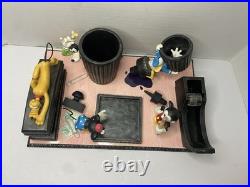 Vintage Disney Mickey Mouse Office Desk Stationery Note Paper Clip Pluto Stapler